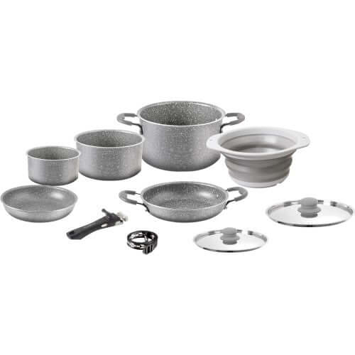 Set pentole Brunner Gourmet Rock NG 9+1 Ø24