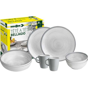 Set piatti da campeggio Brunner TÊTE-Â-TÊTE Bellagio