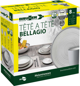 Set piatti da campeggio Brunner TÊTE-Â-TÊTE Bellagio