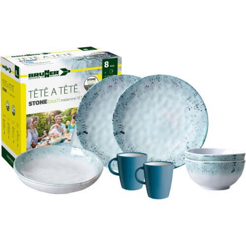 Set piatti da campeggio Brunner TÊTE-Â-TÊTE Amalfi