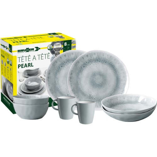 Set piatti da campeggio Brunner TÊTE-Â-TÊTE Pearl