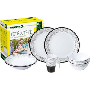 Set piatti da campeggio Brunner TÊTE-Â-TÊTE Pralin