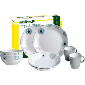 Set piatti da campeggio Brunner TÊTE-Â-TÊTE Deep Sea