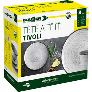 Scatolo Set piatti da campeggio Brunner TÊTE-Â-TÊTE Tivoli