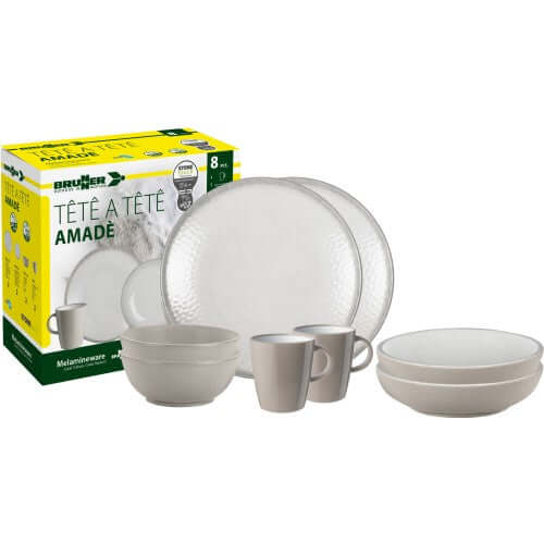 Set piatti da campeggio Brunner TÊTE-Â-TÊTE Amadè