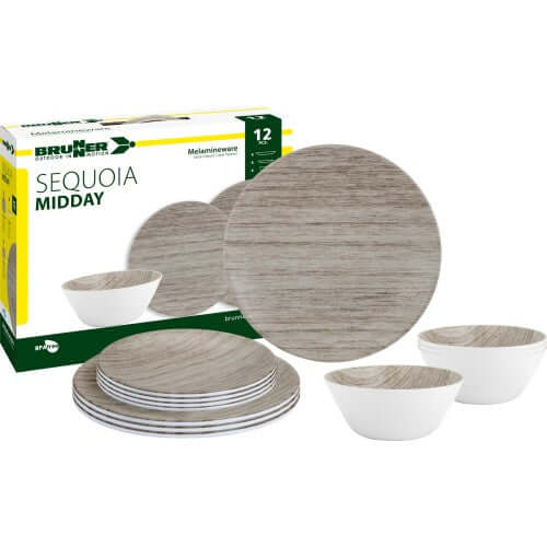 Set piatti da campeggio Brunner Midday Sequoia