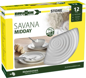 Scatolo Set piatti da campeggio Brunner Midday Savana