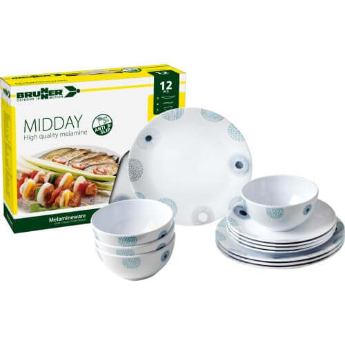 Set piatti da campeggio Brunner Midday Deep Sea