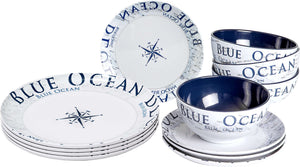 Set piatti da campeggio Brunner Midday Blue Ocean