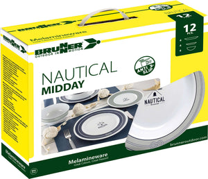 Scatolo Set piatti da campeggio Brunner Midday Nautical