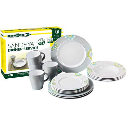 Set stoviglie da campeggio Brunner Dinner Service Sandhya