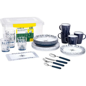 Set stoviglie da campeggio Brunner All Inclusive Blue Ocean