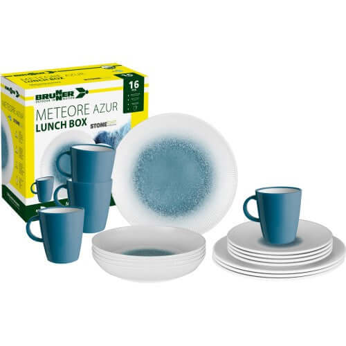 Set stoviglie da da campeggio Brunner Lunch Box Meteore