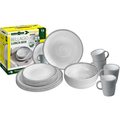 Set stoviglie da campeggio Brunner Lunch Box Bellagio