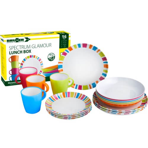 Set stoviglie da campeggio Brunner Lunch Box Spectrum