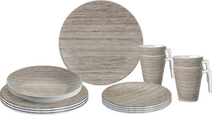 Set piatti da campeggio Brunner Melamine Sequoia