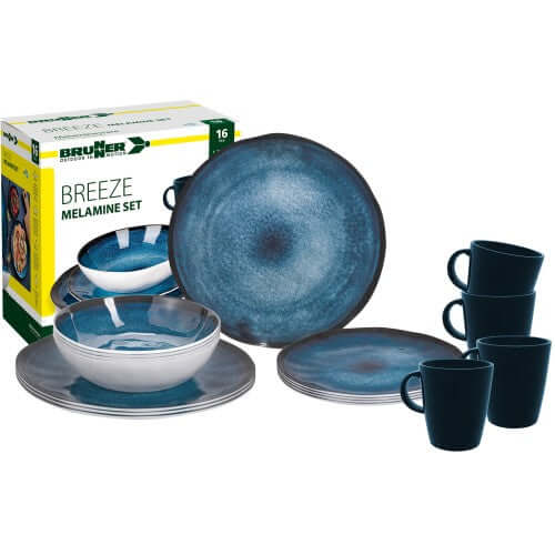 Set piatti da campeggio Brunner Melamine Breeze