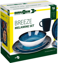 Carica l&#39;immagine nel visualizzatore di Gallery, Scatolo Set piatti da campeggio Brunner Melamine Breeze
