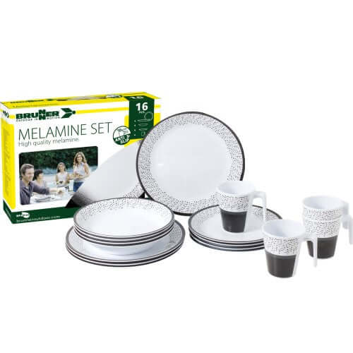 Set piatti da campeggio Brunner Melamine Pralin