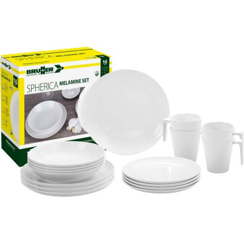 Set piatti da campeggio Brunner Melamine Spherica