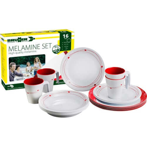 Set piatti da campeggio Brunner Melamine Cosmic