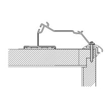 Carica l&#39;immagine nel visualizzatore di Gallery, Adapter Caravan Roof staffa per tendalini Fiamma F80/F65
