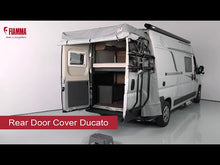 Carica e avvia il video nel visualizzatore di galleria, Copertura posteriore Read Door Cover Fiamma per Ducato e VW T5/T6
