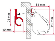 Carica l&#39;immagine nel visualizzatore di Gallery, Rail staffa per tendalini Fiamma F35PRO
