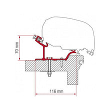 Carica l&#39;immagine nel visualizzatore di Gallery, Kit Hobby Easy/ Ontour/ Adria Adora staffa per tendalini Fiamma F65
