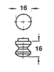 Pomello mini per porte e ante