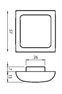 Kit completo maniglia per mobili V1149