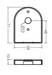 Serratura per porta V1119+AS1119