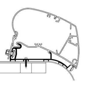 Staffa Thule adattatore Hymer 4,0 metri