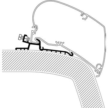 Staffa Thule adattatori serie 6 Himer Sx 6,00 mt