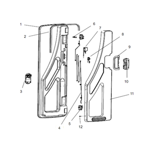 Scheda tecnica Ricambi Porta Dometic Cara D-R - Anta pezzi singoli