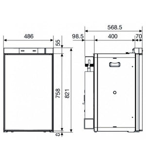 Frigo Dometic serie 8 RM 8401