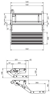 Gradino manuale 550 Thule