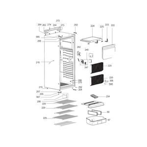 Scheda tecnica Ricambi frigorifero Dometic serie 8 mod. RML 8551 Dx - Mobile