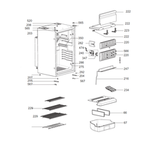 Carica l&#39;immagine nel visualizzatore di Gallery, Scheda tecnica Ricambi frigorifero Dometic serie 8 mod. RM 8400 Sx - Mobile
