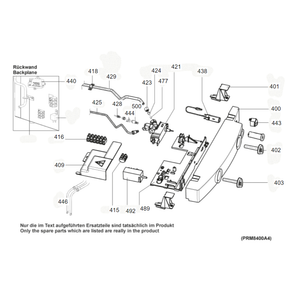 Scheda tecnica Ricambi frigorifero Dometic serie 8 mod. RM 8400 Dx - Accessori