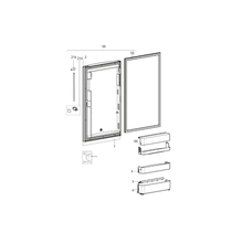 Carica l&#39;immagine nel visualizzatore di Gallery, Scheda tecnica Ricambi frigorifero Dometic serie 8 mod. RM 8400 Dx - Sportello
