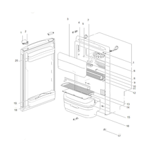 Carica l&#39;immagine nel visualizzatore di Gallery, Scheda tecnica Ricambi frigoriferi Thetford Deluxe line N97
