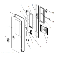 Carica l&#39;immagine nel visualizzatore di Gallery, Ricambi porta Dometic Cara D-R100F - Pannello porta
