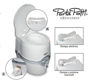 Kit di fissaggio al suolo per Porta Potti qube 335