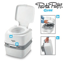 Carica l&#39;immagine nel visualizzatore di Gallery, Kit di fissaggio al suolo per Porta Potti qube 335
