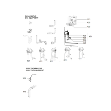 Carica l&#39;immagine nel visualizzatore di Gallery, Scheda tecnica Ricambi frigorifero Dometic serie 8 mod.RMD 8551 Sx -Accessori
