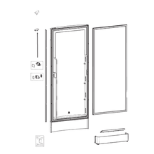 Carica l&#39;immagine nel visualizzatore di Gallery, Ricambi frigorifero Dometic serie 8 mod. RML 8551 Dx - Sportello
