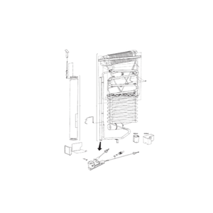 Ricambi frigorifero Dometic serie 8 mod. RML 8551 Sx - Refrigeratore