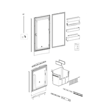 Carica l&#39;immagine nel visualizzatore di Gallery, Ricambi frigorifero Dometic serie 9 Rmf 8505 Dx - Sportello
