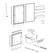 Carica l&#39;immagine nel visualizzatore di Gallery, Ricambi frigorifero Dometic serie 9 Rmf 8505 Sx - Sportello
